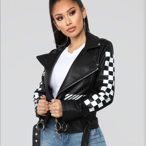 Fashion Nova “New Levels” Leather Jacket